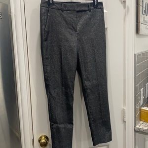 Sparkly Black Slim Ankle Pants